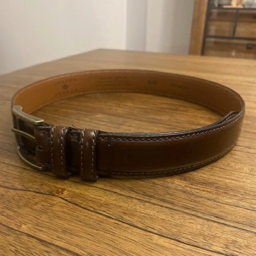 JOSEPH ABBOUD Leather Dress Belt